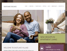 Tablet Screenshot of eastlakevillageapts.com
